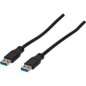 M-CAB USB-kabel 3m Sort M-CAB USB-kabel 3m Sort